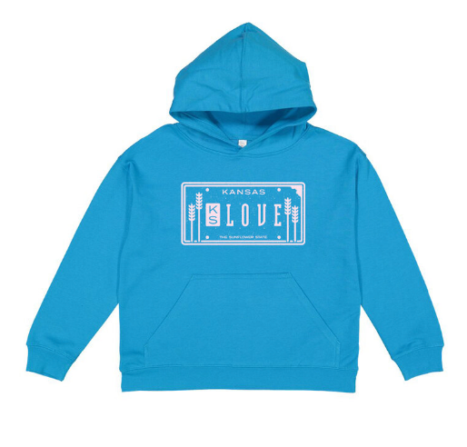 Kansas Love License Hoodie Kids