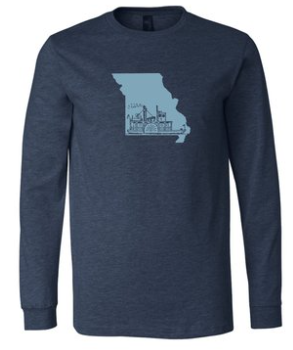 Missouri RIverboat Crewneck Sweatshirt