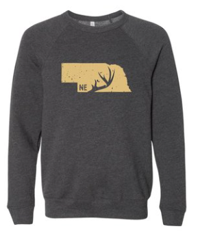 Nebraska Antler Sweatshirt Crewneck