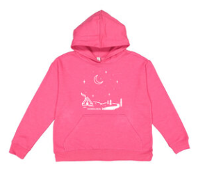 Nebraska Night Scene Hoodie Kids