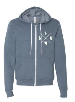 Nevada Logo Zip Hoodie