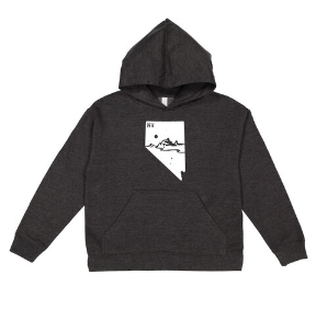 Nevada Desert Scene Hoodie Kids