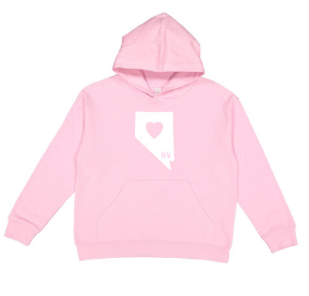 Nevada Heart Hoodie Kids Girls