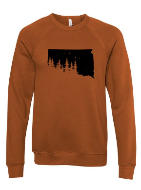 South Dakota Forest Crewneck Sweatshirt