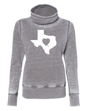 Texas Classic Heart Cowl Women