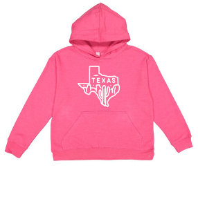 Texas Cactus Hoodie Kids Girls
