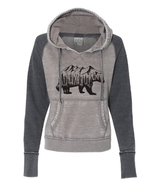 Utah Bear Two-Tone Hoodie