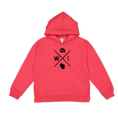 Wisconsin Logo Hoodie Kids