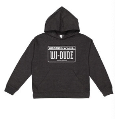 Wisconsin License Dude Hoodie Kids