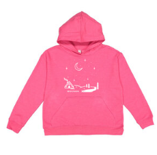 Wisconsin Night Scene Hoodie Kids Girls