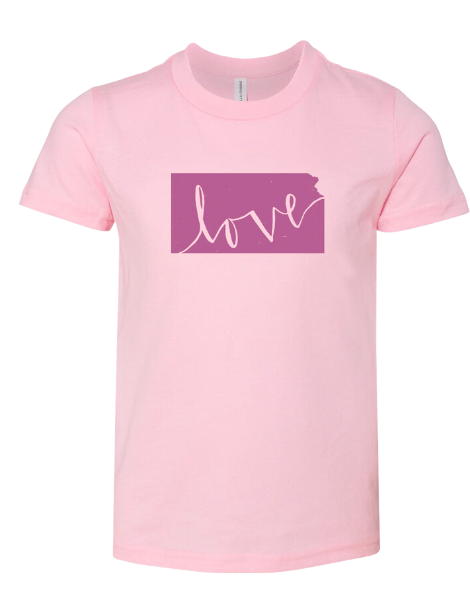 Kansas Love Letter Kids Girls