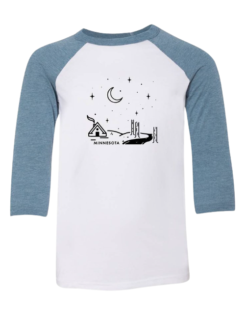 Minnesota Blue Night Scene 3/4 Kids