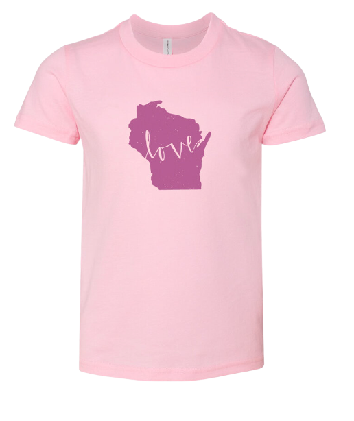 Wisconsin Love Letter kids girls