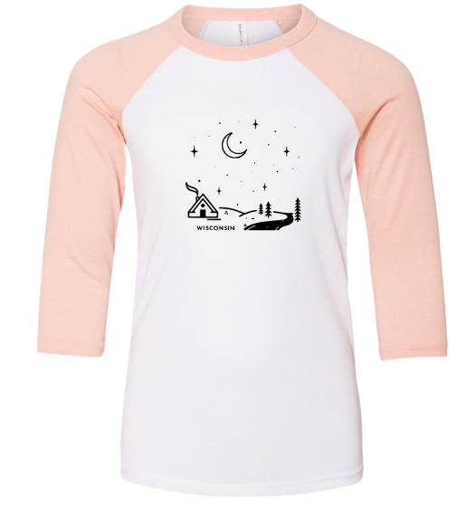 Wisconsin Night Scene 3/4 kids girls