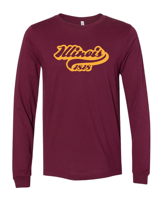 Retro Illinois Longsleeve