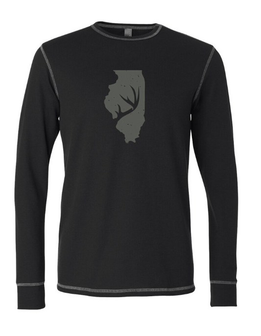 Illinois Classic Antler Thermal Longsleeve