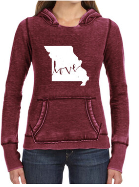 Missouri Love Letter Hoodie Women