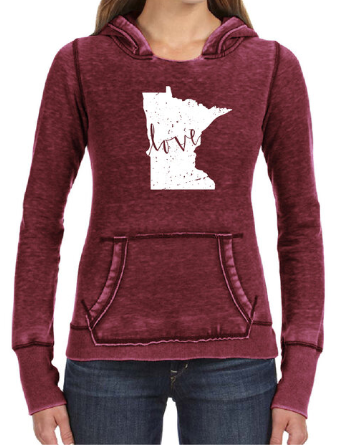 Minnesota Love Hoodie Women