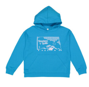 North Dakota Rough Rider Hoodie Kids