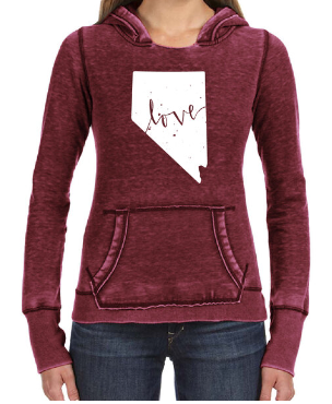 Nevada Love Letter Hoodie Women