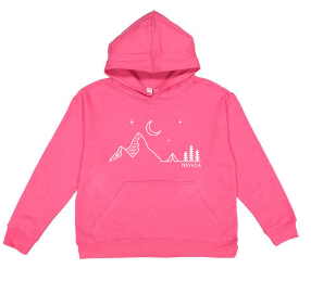 Nevada Night Scene Hoodie Kids Girls