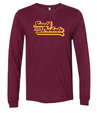 Retro South Dakota Longsleeve