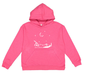 South Dakota Night Scene Hoodie Kids Girls