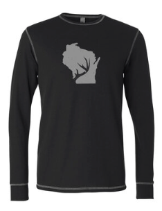 Wisconsin Classic Antler Thermal  Longsleeve