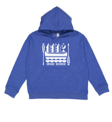 Wisconsin Canoe Hoodie Kids