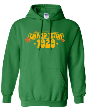 Grand Tetons Retro Hoodie