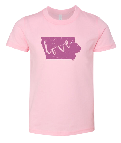 Iowa Love Letter kids girls