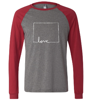 Colorado Script Love Raglan longsleeve Women