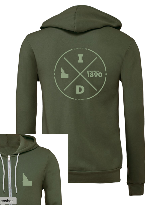 Idaho Logo Zip Hoodie