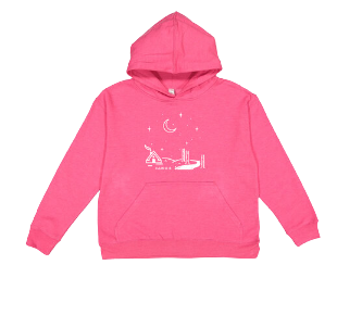 Illinois Night Scene Hoodie Kids Girls