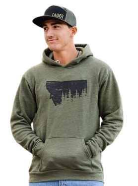 Montana Alpine Forest Hoodie