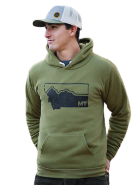 Montana Mountains Hoodie